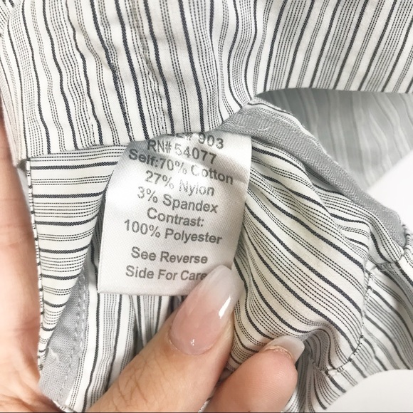 CAbi Striped Blazer with Floral Cuff Lining - Picture 7 of 7